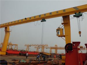 50ton hoist single girder gantry crane