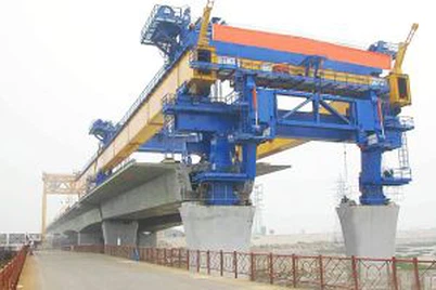 Bridge Girder mega beam launcher crane
