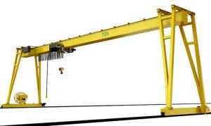 Outdoor Gantry Crane With Electric Hoist 15 Ton