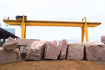40Ton Gantry Crane For Lifting Stone Marble Gantry Crane