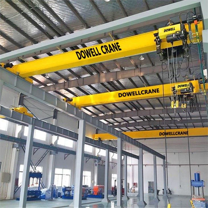 EOT Bridge Type Top Running Rail Mounted 2 Ton Overhead Crane For Sale